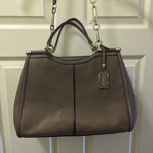 Coach Brown Leather Women's Bag Madison Caroline satchel